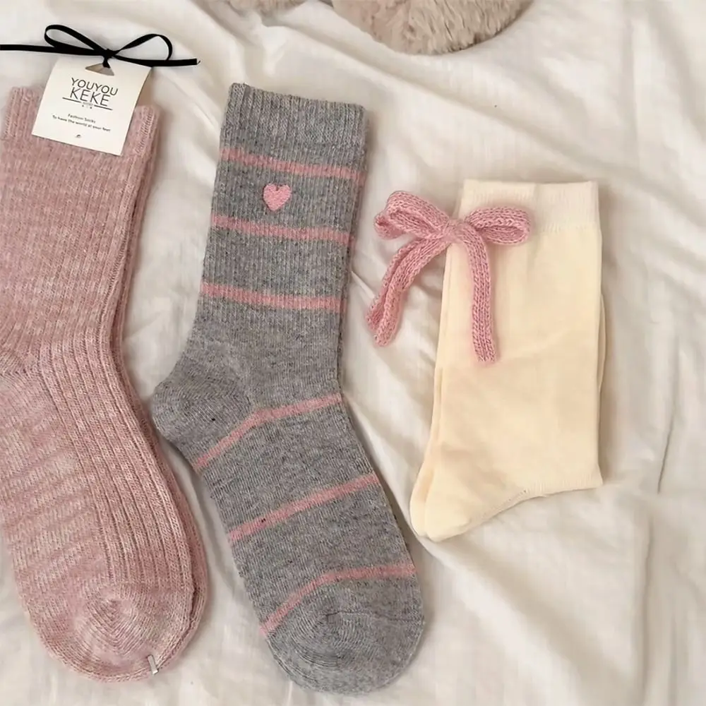 أزياء سميكة القوس الجوارب الجوارب الصوفية الدافئة تنوعا التمهيد الجوارب خريف شتاء