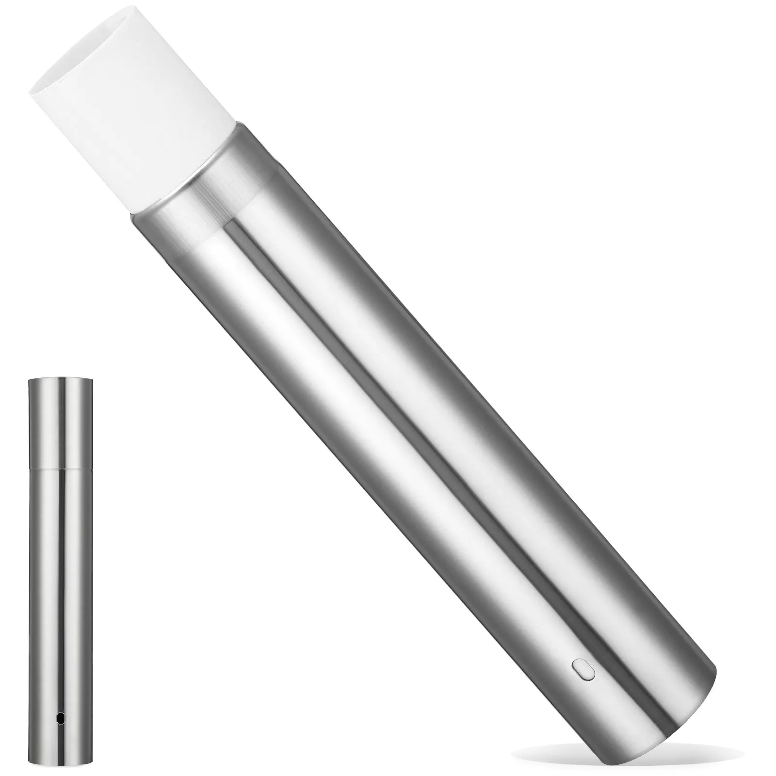 

Household Certificate Tube Stainless Steel Vintage Diploma Storage Scroll Document Holder Protective Organizer