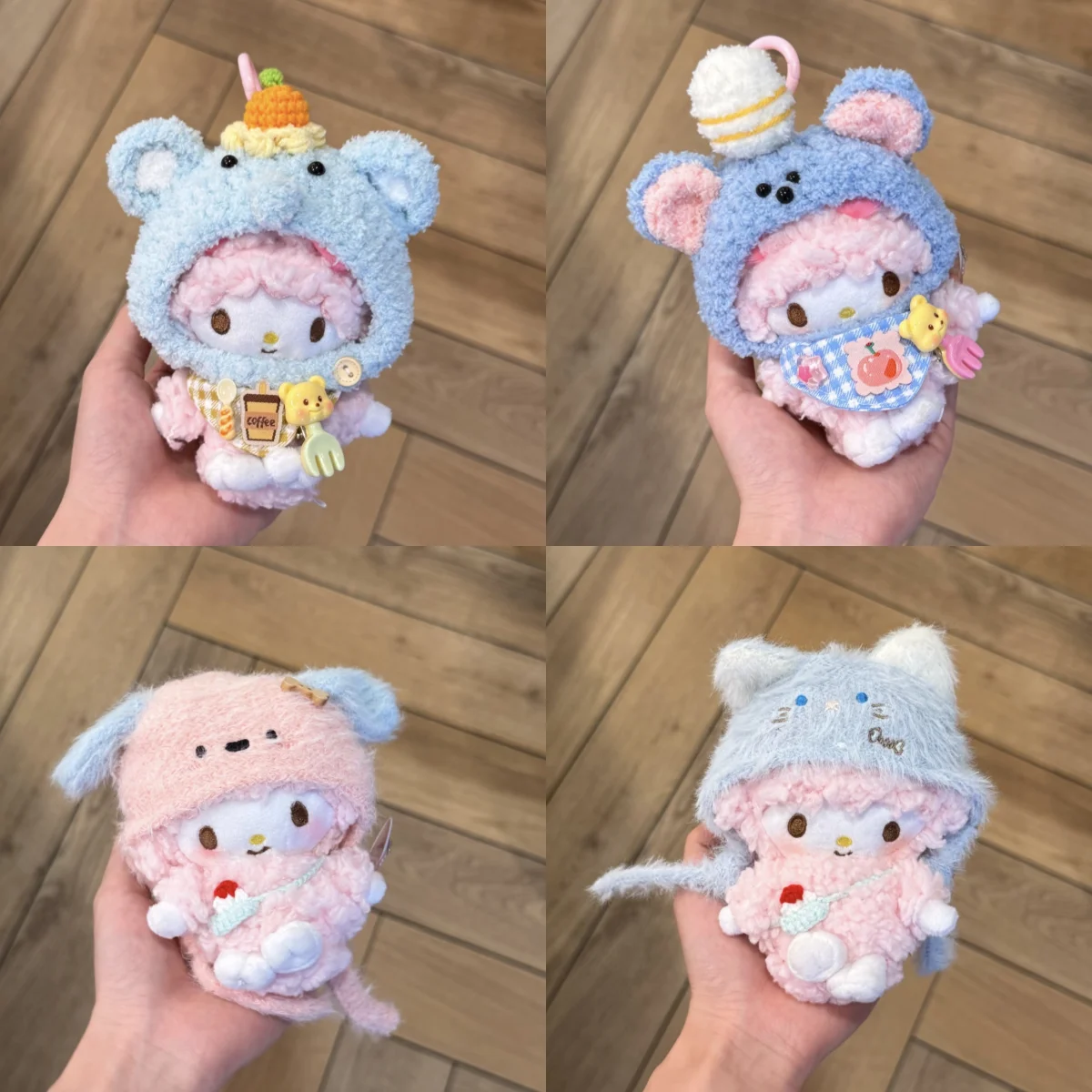 

11cm Kawaii Sanrio My Sweet Piano Plush Keychain Cute Cartoon Sheep Anime Pendant Doll for Kids Bag Decor Xmas Birthday Gift