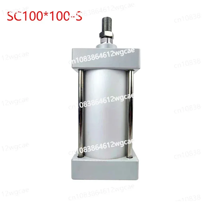 High-Quality Cylinders SC100*100-S Bore 100mm, Stroke 100, Pneumatic Press Cylinder Double Acting Actuator