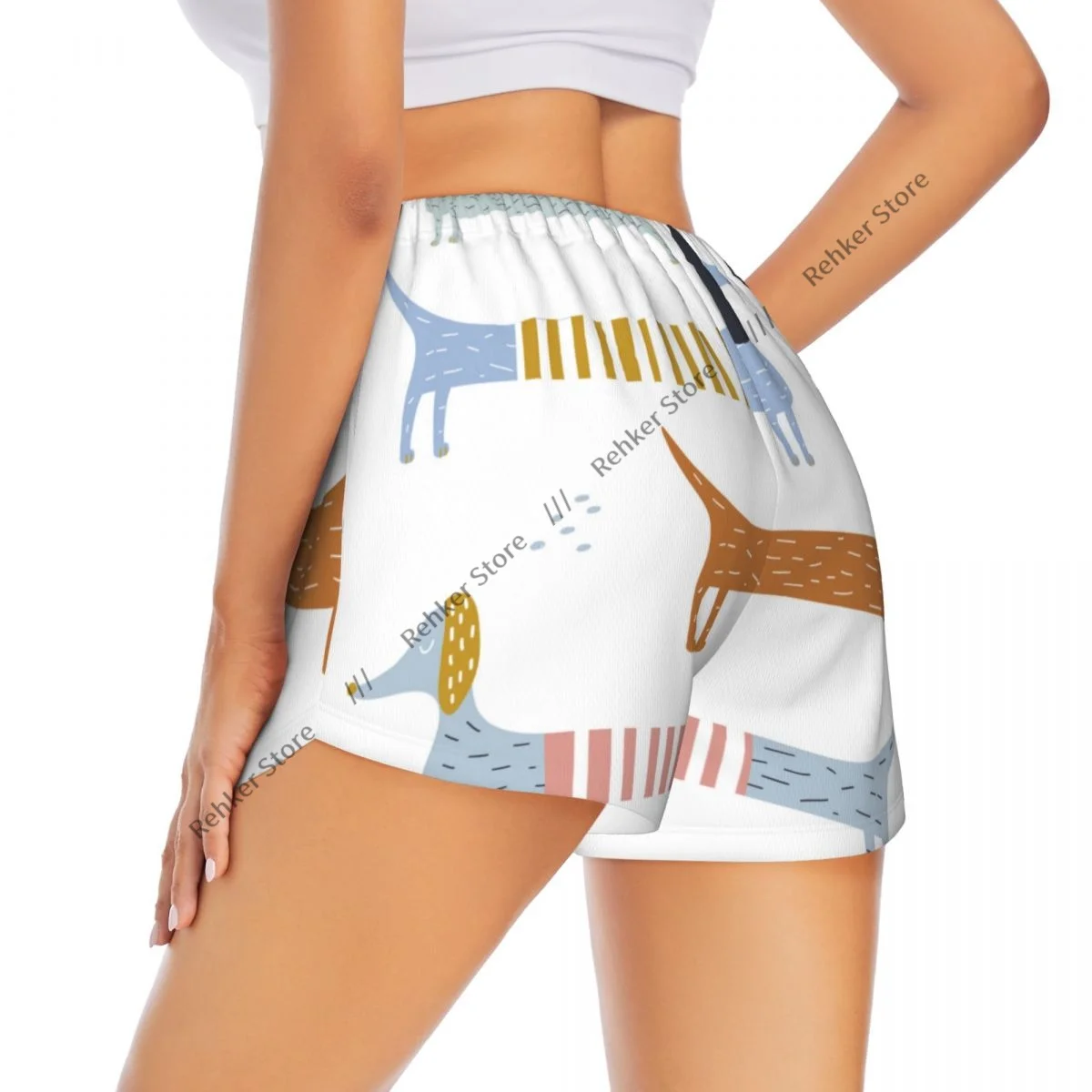 

Шорты для тренировок, женские быстросохнущие двухслойные шорты для фитнеса, таксы, скандинавские спортивные шорты для йоги, леггинсы для спортзала