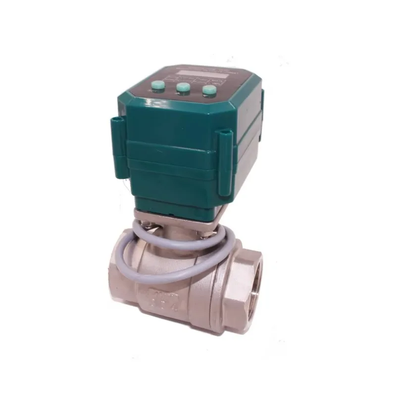 Electric flow control proportional valve with adjustable water regulation