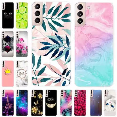 For Samsung Galaxy S21 S 21 FE Plus Case Soft TPU Phone Back Cases Cover for Samsung S21 Ultra GalaxyS21 Silicone Phone Case