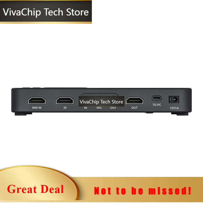 VivaCTUNISHEEN HD Video Capture Box 1080P Video to Digital Converter with 3