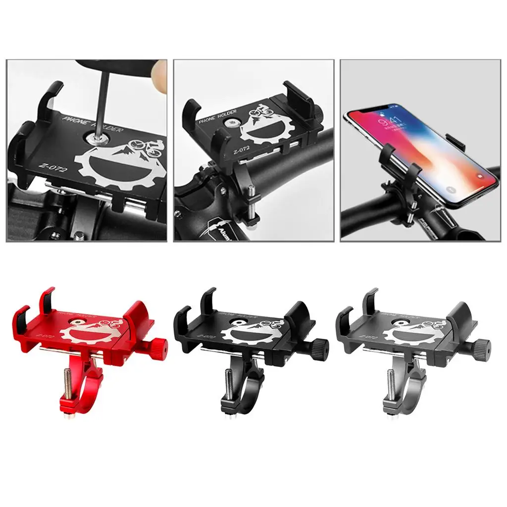 Bicycle Phone Holder Universal Bike Motorcycle Handlebar Stand Mount Bracket