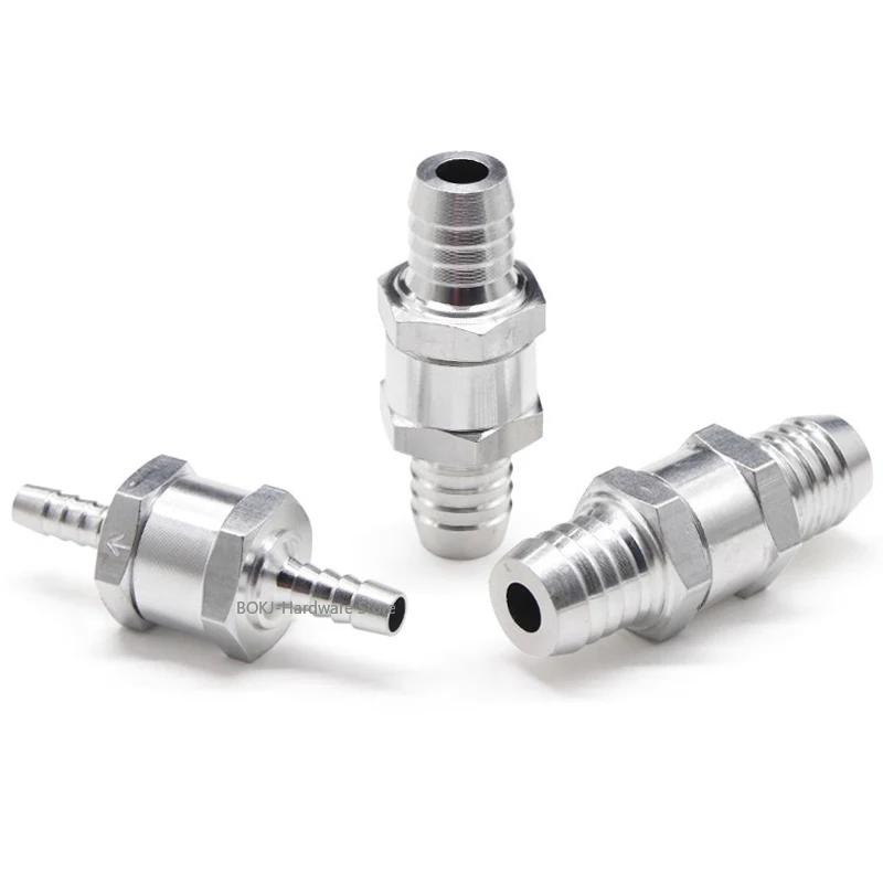 Aluminum alloy One-way Valve Fuel Non Return Check Valve 6mm 8mm10mm 12mm 14mm 16mm