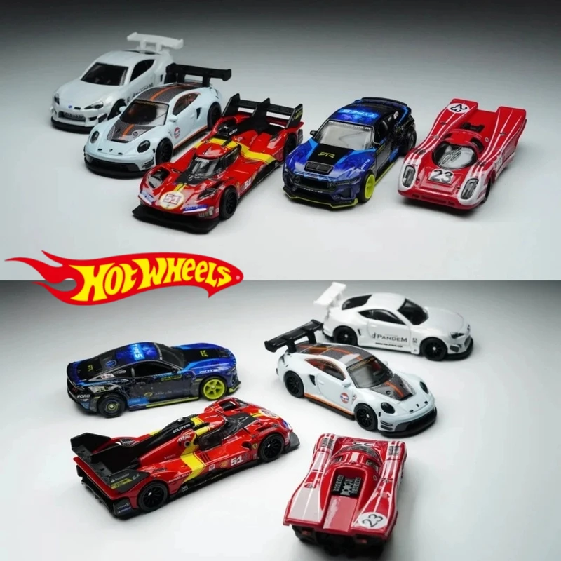 

New Hot Wheels Premium Car Culture Circuit Legends Toys Boys 1/64 Diecast Ferrari Ford Mustang Porsche Pandem Subaru Gifts FPY86