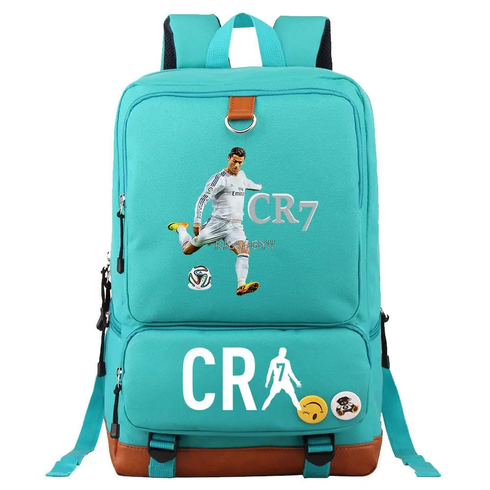 Football CR7 Backpack Daily Bags Laptop Backpack School Bags For Teens Boys Girls Casual Travel Mochilas