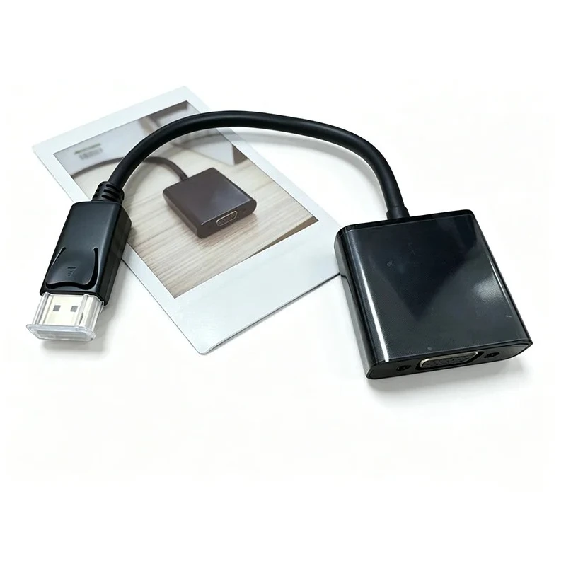DISplayPort to VGA Adapter 4K 60Hz Male to Female DP to VGA Converter Video Display Cable