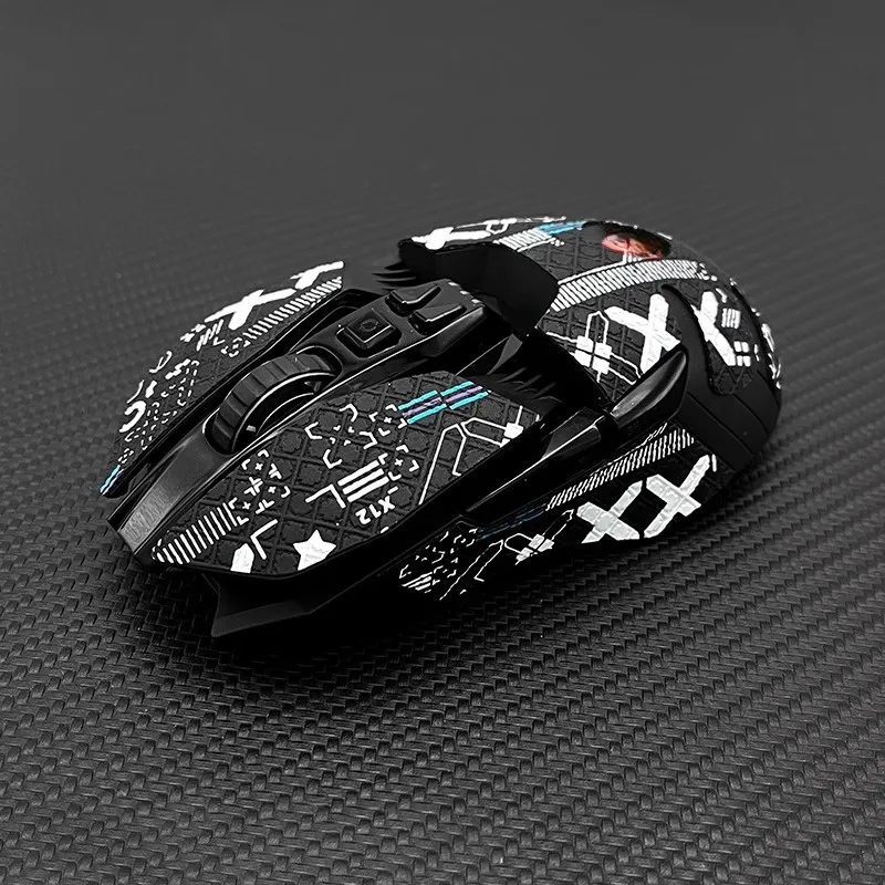 Full Wrap Mouse Anti Slip Grip Tape for Logitech G900 G903 HERO, Side Sweat Absorbing Gaming Mouse Protective Sticker