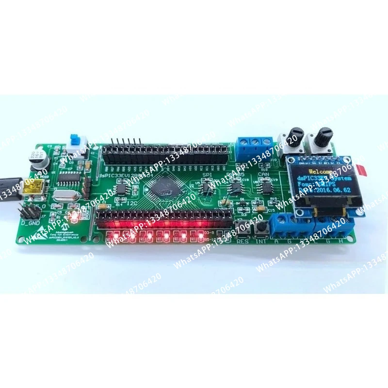 Placa de Desarrollo dsPIC, Serie dsPIC33EV, Microchip dsPIC33EV128GM104, 1 Unidad