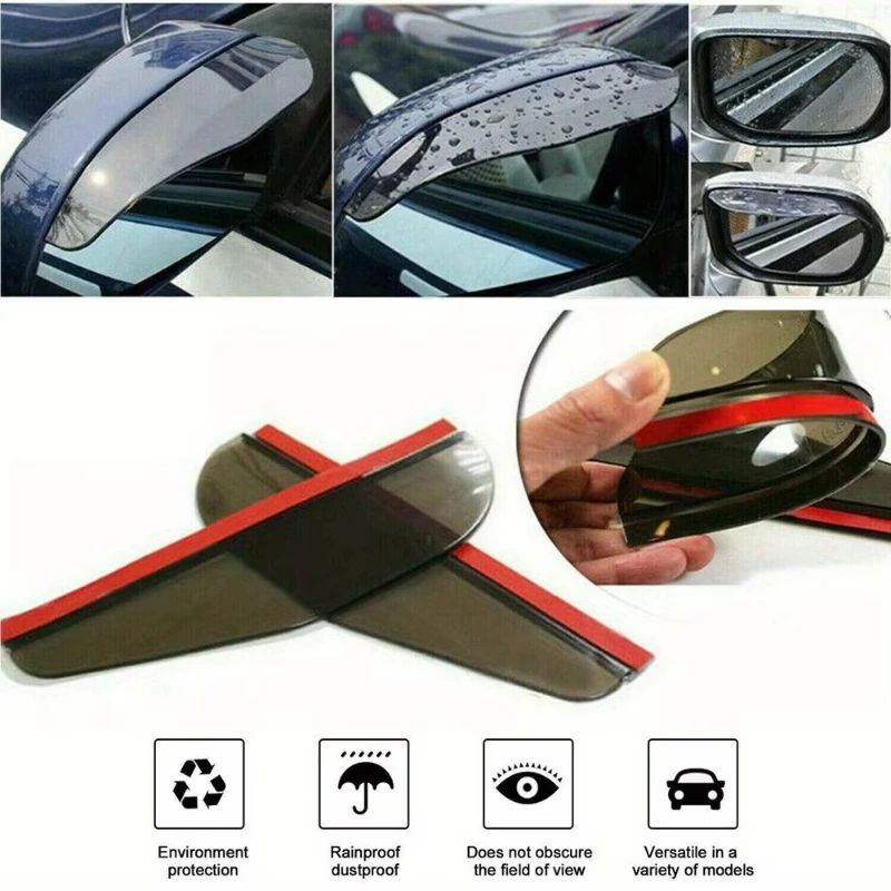 1/2/3/4 Paar Rückspiegel Regenschutz Sonnenblende Abdeckung Auto Außenzubehör Car-Styling