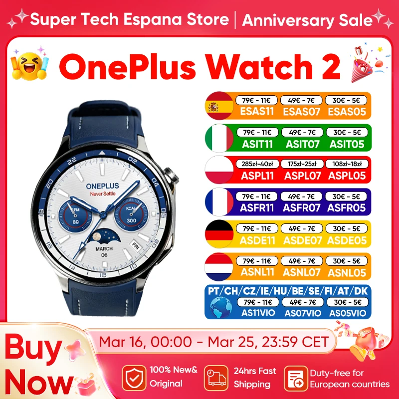 OnePlus Watch 2 (2024)   Nordic Blue