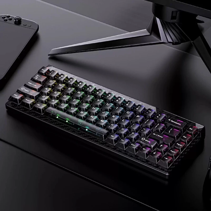 คีย์บอร์ดเกมมิ่ง TITAN68 Turbo Magnetic Switch แบบมีสาย RGB RT0.001 คีย์บอร์ดอีสปอร์ต Valorant สำหรับเล่นเกมและทำงาน