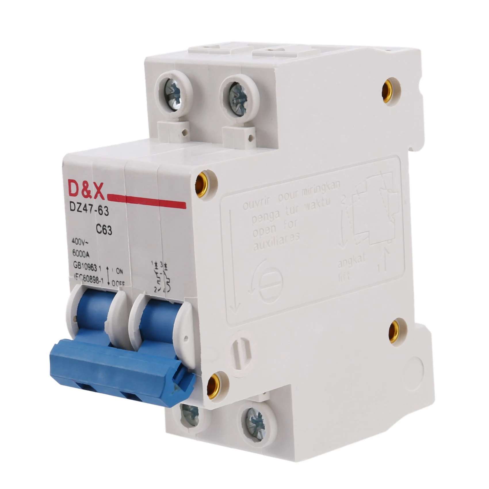 VELIF-3X 2P 63A AC400V MCB Solar Energy Photovoltaic (Pv) Solar AC Circuit Breaker