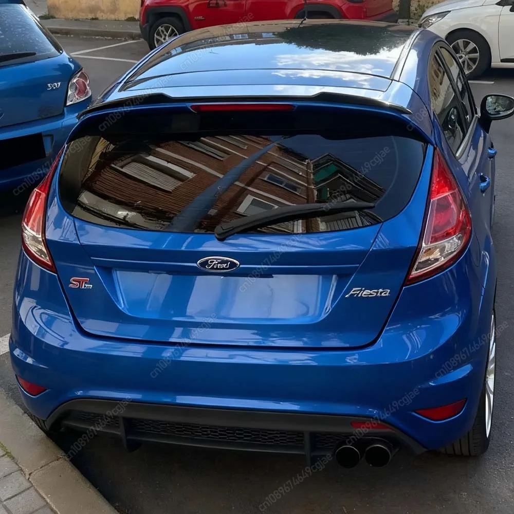 

1 шт. глянцевый черный автомобильный задний спойлер на крышу, накладка на крыло для Ford Fiesta ST Line MK6 MK6.5 хэтчбек 2008–2017 ABS
