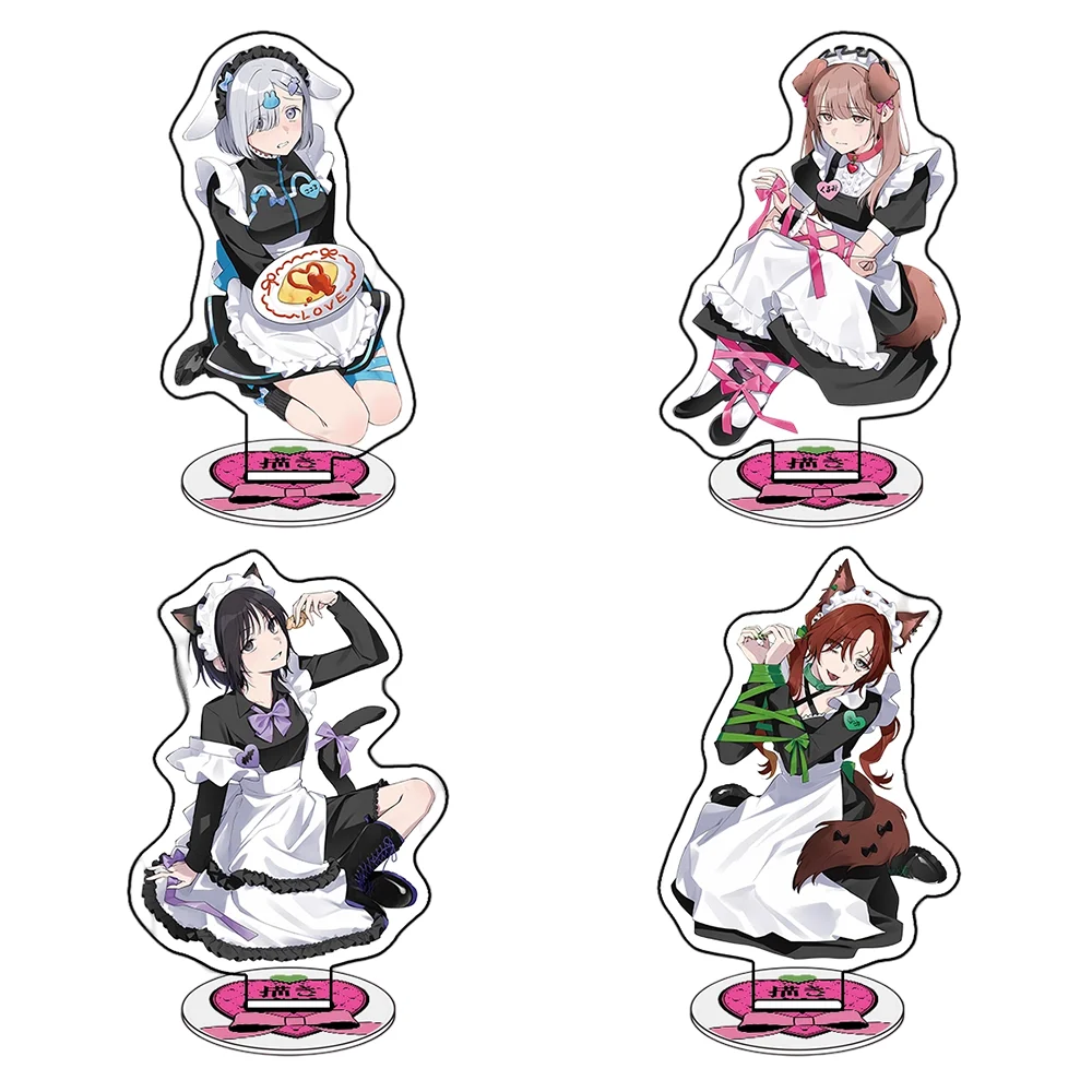“Destroy It All And Love Me In Hell” Maid Ver. 15cm Acrylic Stand Keychain Kurumi Yoshizawa Naoi Anime Desk Ornament Figure Gift