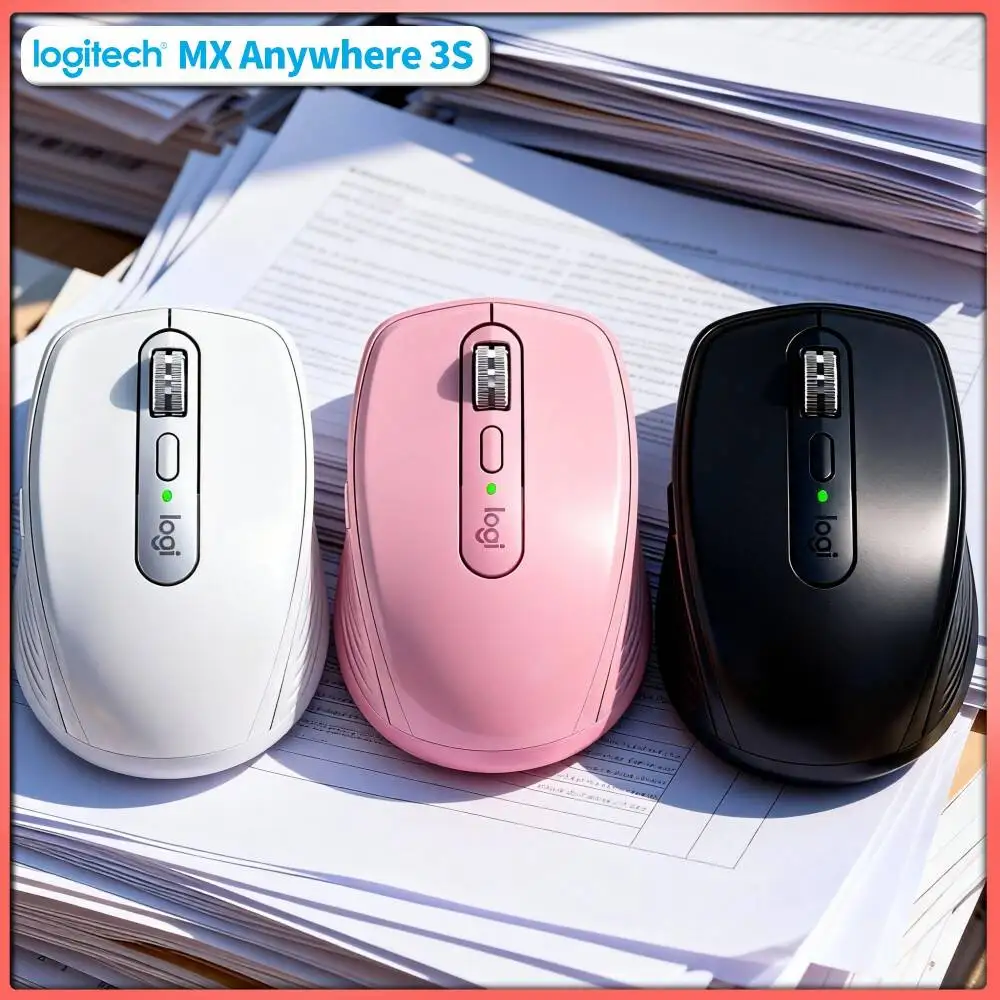 Creator MX Anywhere 3S - 8000 DPI, Hyper-Scroll Wheel, USB-C Cable, Multi-OS for Book Graphic Design Project Team