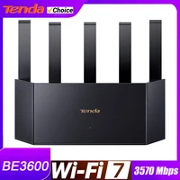 Tenda Router BE3600 2,5G WiFi 7 3570Mbps red 3*1 puerto Gigabit 2,4/5GHz doble acceso de banda ancha protección de seguridad de red