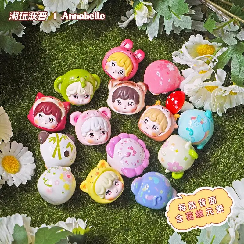 Original Annabelle Sakura Saison Serie Blind Bag Mini Blind Box Nette Figur Modell Puppe Sammlung Zimmer Decora Schreibtisch Spielzeug Geschenk