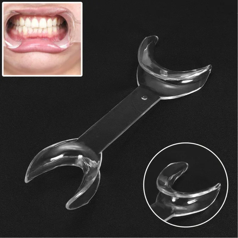 4Pcs T-Shape Dental Orthodontic Mouth Opener Cheek and Lip Retractor Intraoral Spreader for Dentistry Procedures