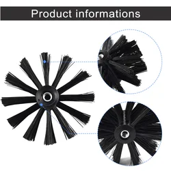 Top Quality Chimney Brush for 100/150mm Dryer Vent and Chimney Pipe Cleaning Nylon Bristle Head for Thorough Cleaning