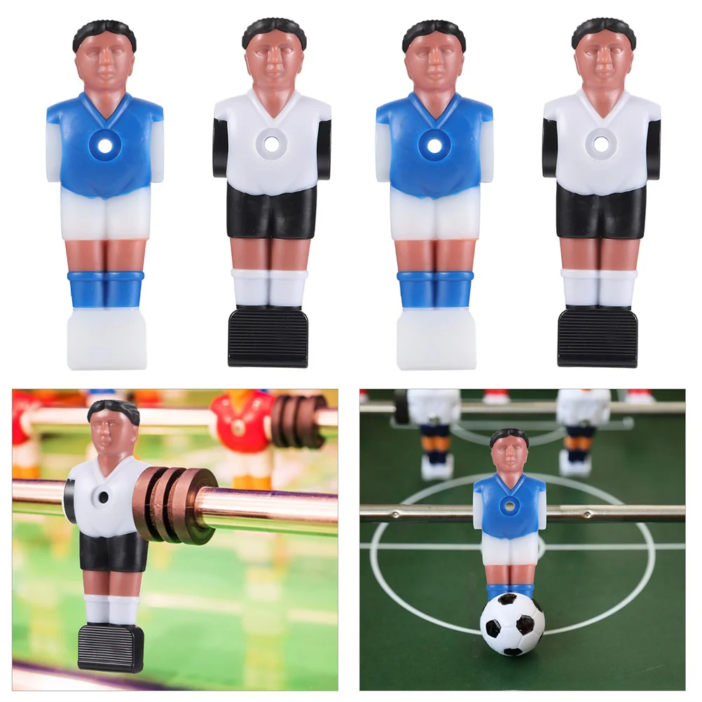 16 Pcs Football Machine Accessories Resin Foosball Players Wear Resistant Standard Size Table Football Game Rod