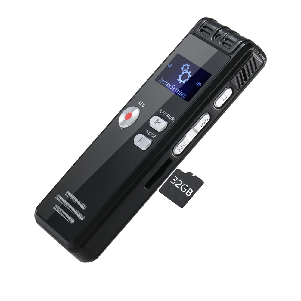 Digital Voice Activated Recorder (2200 hrs, 1536Kbps, Dual MIC)