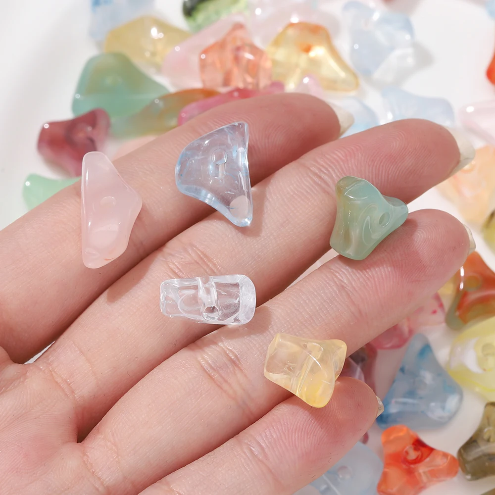 10Pcs 7-22mm New Imitation Stone Acrylic Beads Loose Spacer Beads Pattern for Jewelry Making Diy Handmade Bracelets Accessories