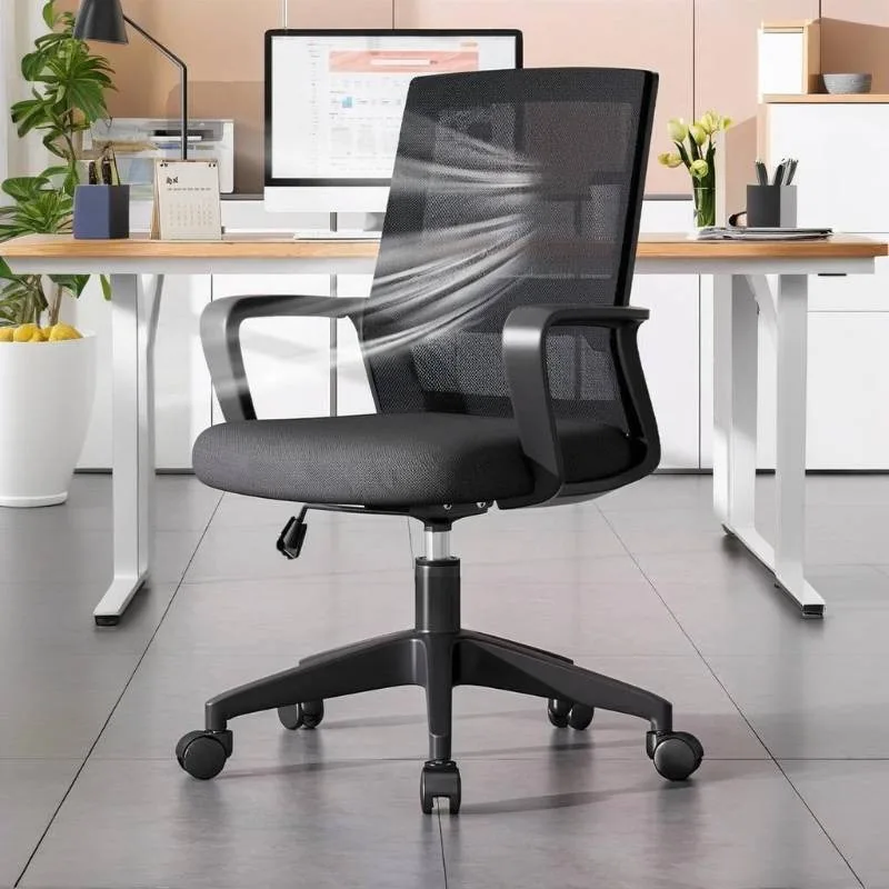 Ruote per braccioli Sedia da ufficio Poggiatesta Camera da letto Poltrona direzionale Sedie da gioco Design per conferenze Silla Oficina Mobili per la casa