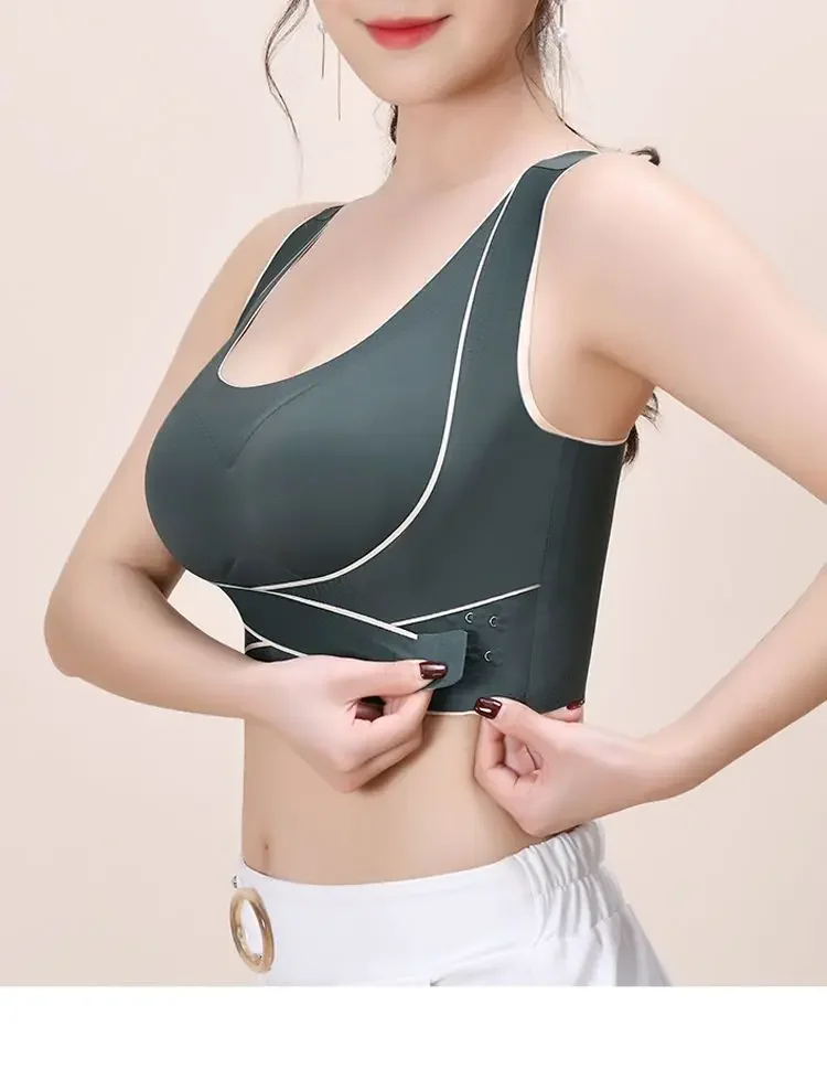 Women Posture Corrector Bras Bralette Humpback Correct Tops Front Closure Sports Underwear Soutien Gorges нижнее белье женское