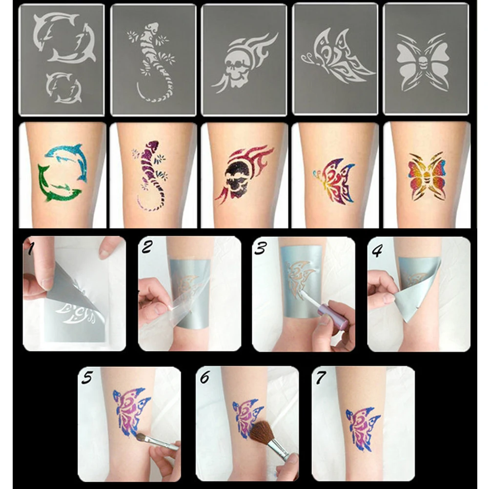 

12pcs Body Glitter Flash Powder Waterproof Temporary Shimmer For Art Craft Festival Birthday Scrapbooking Decompress