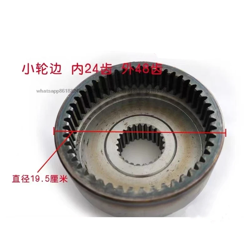 

For Mingyu small loader shovel wheel side axle ring gear Large medium differential gear ring gear reduction half shaft gear