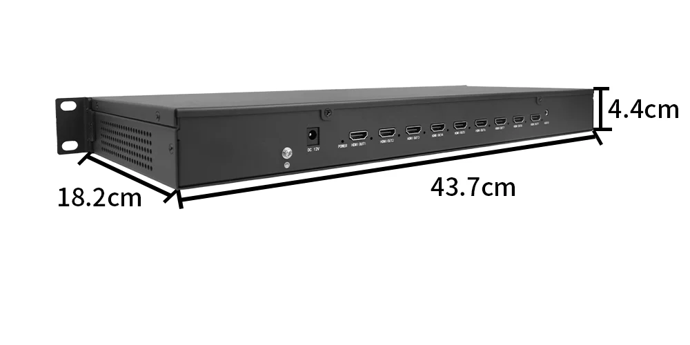 4K60 Multi-Window Video Wall Processor 4 Input 9 Output HDMI FPGA 0-Second Seamless Switching PIP POP for LED Display