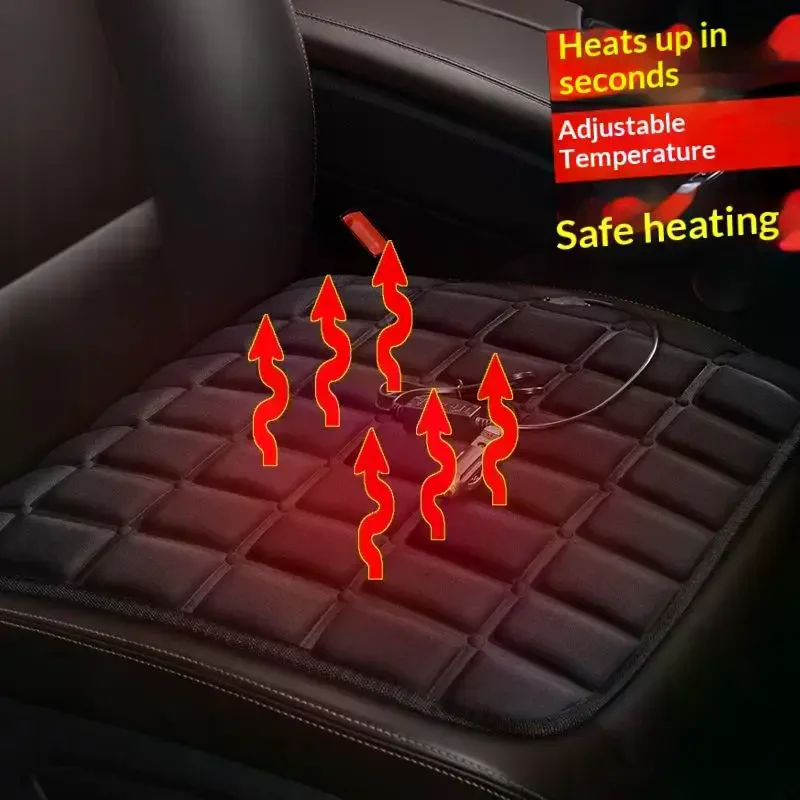 

5 В USB подогреваемый чехол для автомобильного сиденья 43x43 см, электрическая грелка, универсальная подушка с подогревом автомобильного сиденья, грелка для ног на осень и зиму