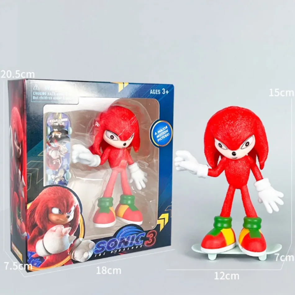 Figurka PVC Super Sonic Mouse Flying Mouse Anime, modna ozdoba na biurko, kolekcjonerska lalka Shatner Cruise, prezent