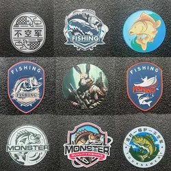 MONSTER QUALITY Fishing Enthusiasts Series Printing Patches Tactical Military Rabbit For Clothing Bag DIY Decoration