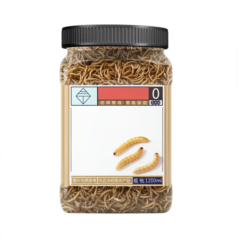 Natural High Protein Dried Insects Feed For Birds Turtles Fish Hamsters Nutritious Pet Supplement Daily Reward Treats Eating