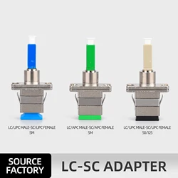 FTTH Telecom Network Engineering Special Connector LC Male SC Female Converter Adapter Single Mode Multi Mode UPC/APC