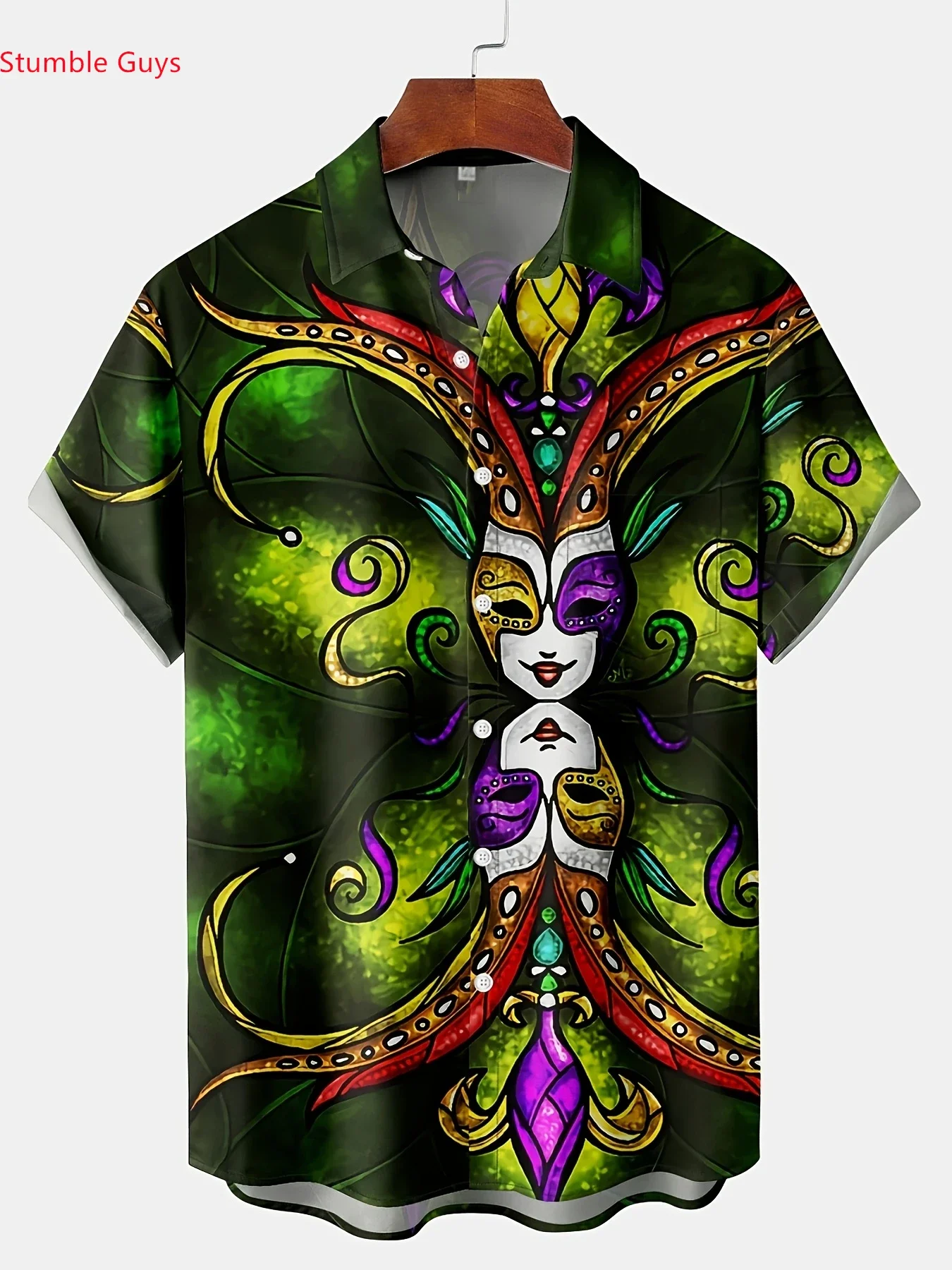 2026 Fashion Casual Hawaiian Shirt Men Summer Man Women Short Sleeve Beach Party Print Vacation Wear