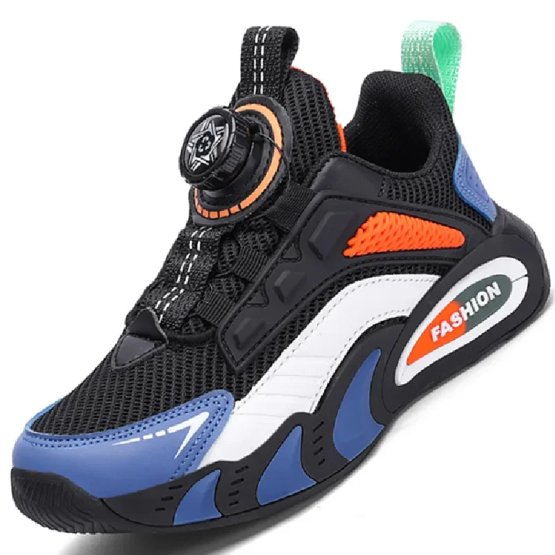 Kids Fashion Sneakers for Boys Girls Mesh Tennis Shoes Breathable Sports Running Shoes Lightweight Children Casual Walking 8811