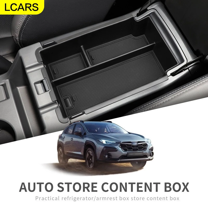 

Lcars - Подходит для 23-25. ​ ​ Subaru Crosstrek Ящик для хранения подлокотника с центральным управлением, простой в установке, аксессуары для салона автомобиля.