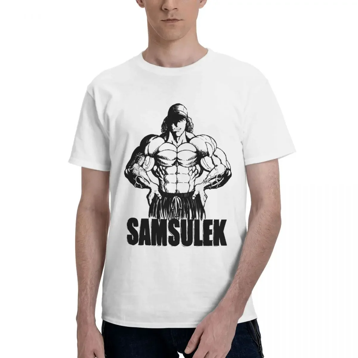 Sam Sulek Oversized Graphic T Shirt Idea T-Shirts For Men Women Man Short Sleeve Tops