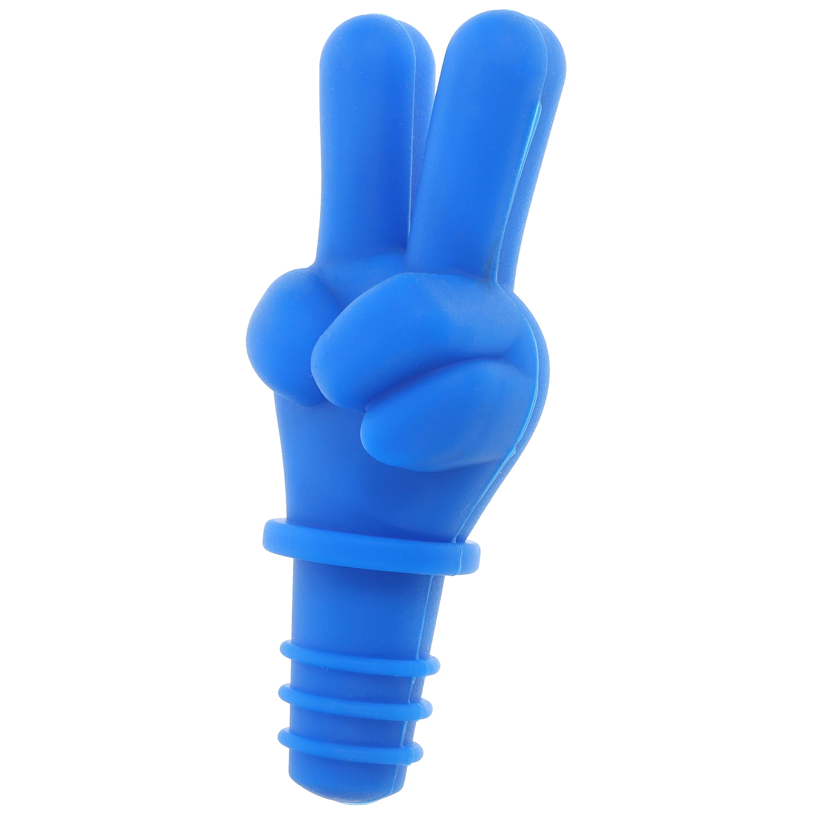 

s Silicone Bottle Corks Bottle Silicone Stoppers Black Gesture V Shape Whisky Plug Kitchen Accessories Decorative Tool