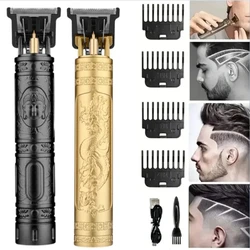 NEW Professional Hair Clipper For Men T9 Electric Hair Cutting Machine Barber Shaver Rechargeable Hair Trimmer Beard Shaving Hot