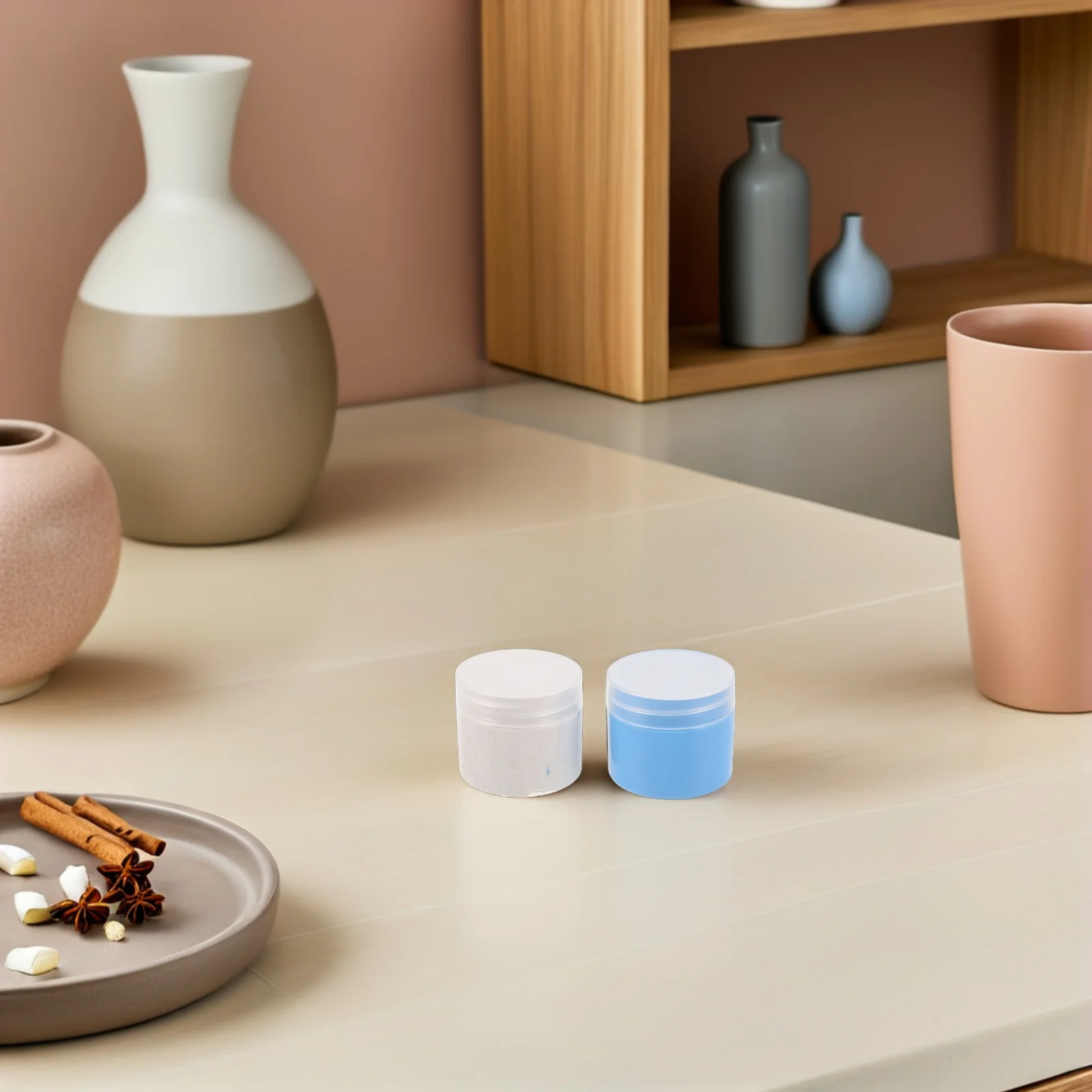 2 pçs molde de silicone massa flexível kit de moldagem de argila fácil polímero artesanato em miniatura jóias resina diy molde fazendo argila