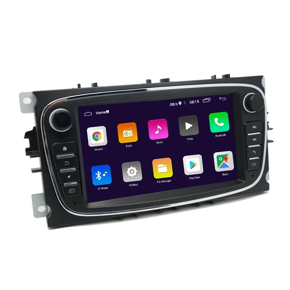 YHT Android  7''  Touch Screen Ford Focus 2010 Audio 2Din Player Radio With BT GPS Car MP3 Play