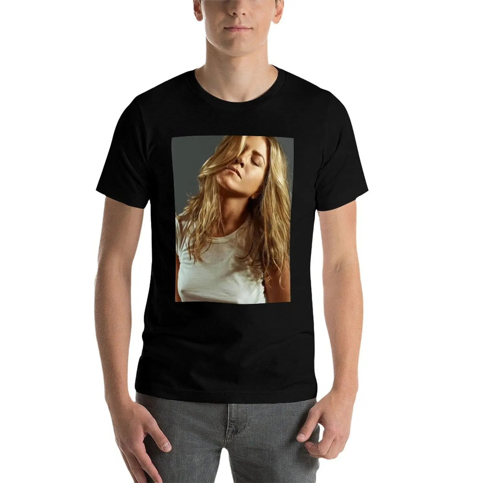 

Jennifer Aniston - Album T-Shirt t shirts for man cotton soft anime t shirts for man man t shirts for men T-Shirt