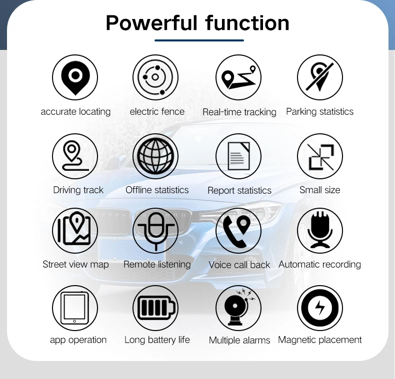 Car Bike Anti-theft Positioner Gps Tracker Pet Realtime Anti-lost Locator Call Voice Monitor 2023 Pg12 Sos Mini Vehicle