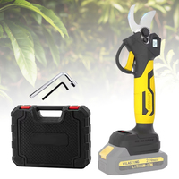 Cordless Brushless Electric Pruning Shears LED Display Compatible with Makita 18V Battery Professional Electric Garden Scissors